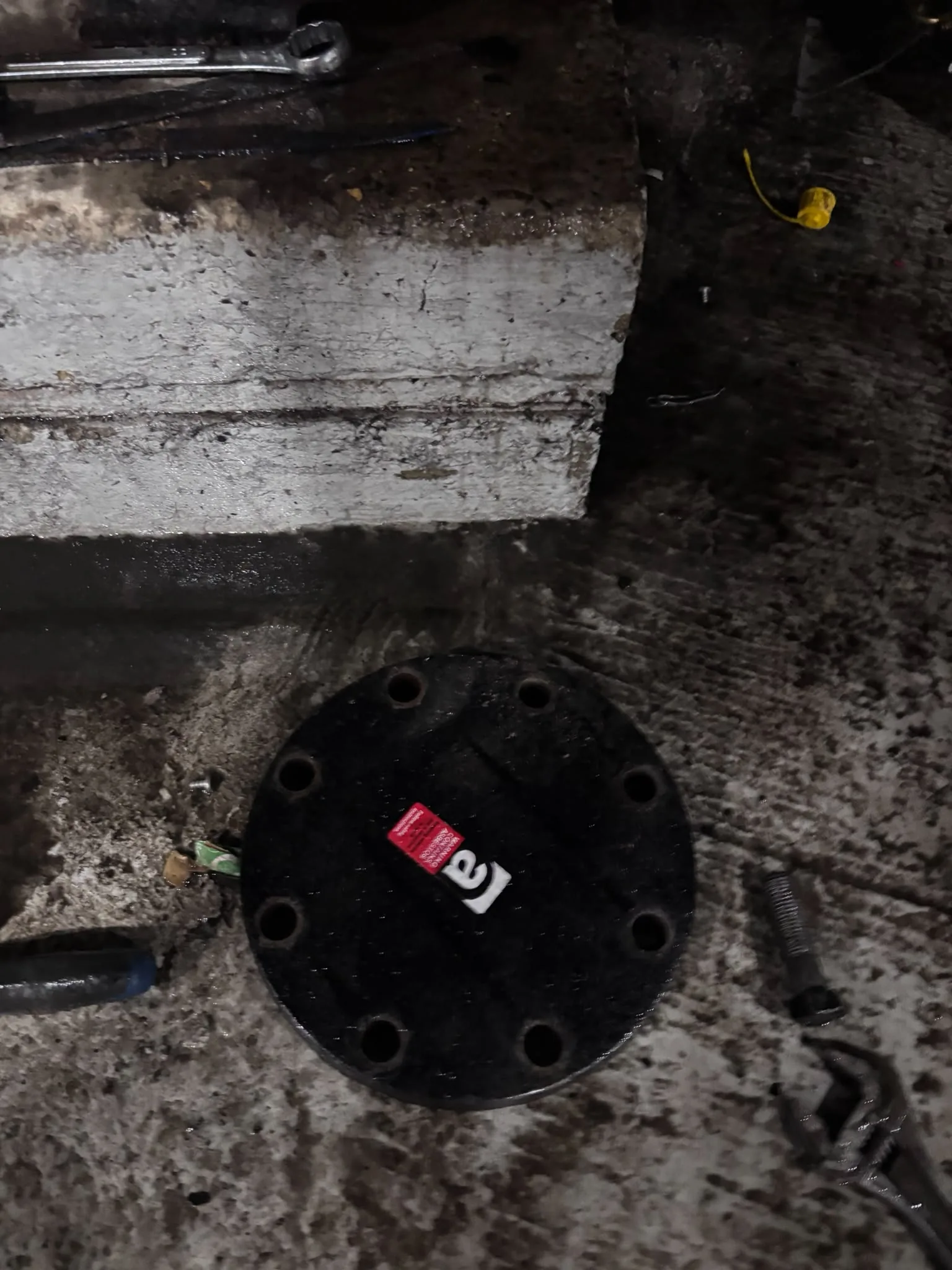 Artex scraping from a concrete ceiling during Holland Park refurbishment
